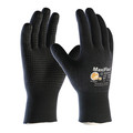 Pip Glove, Nitrile Dotted, Gy, Seamless, 2XL, PR 34-8745/XXL