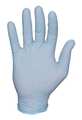 Showa 6005PF, Disposable Gloves, 4.00 mil Palm, Nitrile, Powder-Free, XS, 100 PK, Blue 6005PFXS
