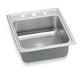 Elkay Drop-In Sink, 3 Hole, Lustrous Highlighted Satin Finish DLR2022103