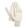 Condor Jersey Gloves, Cotton, S, White, PR 3AR55