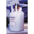 Justrite Disposal Can, 1 Gal., White, Polyethylene 12161