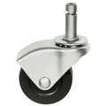 Zoro Select Swivel Stem Caster, Rubber, 2 in., 75 lb. 30753