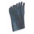 Condor 14" Chemical Resistant Gloves, PVC, L, 1 PR 3BA52