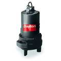 Dayton 1 HP 2" Manual Submersible Sewage Pump 230V 3BB93