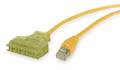 Hubbell Premise Wiring Patch Cord, Cat 6, Yellow, 3 ft. 6119PCL3
