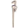 Ampco Safety Tools 36 in L 5 11/16 in Cap. Aluminum Bronze Straight Pipe Wrench W-215