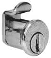 Compx National Pin Tumbler Keyed Cam Lock, Keyed Different, For Material Thickness 1/16 in C8715