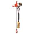 Harrington Electric Chain Hoist, 2,000 lb, 20 ft, Hook Mounted - No Trolley, 208/230/460V, Yellow NER010S-20