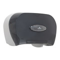 Georgia-Pacific Toilet Paper Dispenser, Horizontal Double Roll, Standard Core, Wall Mount, Smoke 59206