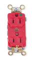 Hubbell 20A Duplex Receptacle 125VAC 5-20R RD HBL8300HRED