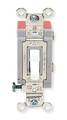 Hubbell Wall Swtch, 2-Pole, 120/277V, 20A, Wht, Toggl HBL1222W