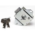 Lock Of America Locker Lock, Bright Zinc Chromate,  A-1 B5C Model 5001