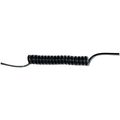 Zoro Select Poly Tubing, Spiral, OD 1/4 In, 18 In 2MPS-14-20-01