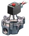 Redhat 120V AC Aluminum Air and Fuel Gas Solenoid Valve, Normally Open, 1 in Pipe Size EF8215C053
