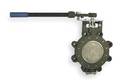 Milwaukee Valve Butterfly Valve, 6 In, RPTFE Liner, Lever HP1LCS4212 6