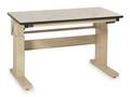 Pro-Line Electric Workbenches, ESD Laminate, 30" W, 30-1/2" to 46-1/2" Height, 1000 lb., Cantilever MVSII6030C