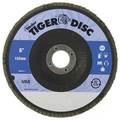 Weiler Arbor Mount Flap Disc, 6in, 40, Coarse 98101