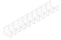 Cablofil Wire Mesh Cable Tray, 6x4In, 10 Ft CF105/150EZ