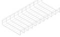 Cablofil Wire Mesh Cable Tray, 18x4In, 10 Ft CF105/450EZ