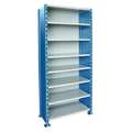 Hallowell Metal Shelving Unit, 24"D x 36"W x 87"H, 8 Shelves, Steel H7523-2407PB