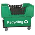 Zoro Select Material Handling Cart, Green, Recycling N1017261-GREEN-RECYCLE