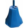 Zoro Select Sign Base, HDPE, Blue OCT-BL