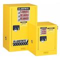 Justrite Flammable Safety Cabinet, 12 gal., Gray, Safety Cabinet Type: Standard 891203