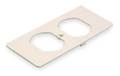 Legrand Duplex Receptacle Cover, Ivory 5507D