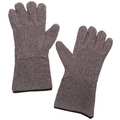 Condor Heat Resistant Gloves, Brown/White, XL, PR 4JC91