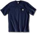 Carhartt T-Shirt, Navy, L K87-NVY LRG REG