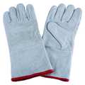 Condor Stick Welding Gloves, Cowhide Palm, M, PR 1VT51