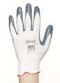 Showa Coated Gloves, S, Gray/White, Nitrile, PR 4550-07