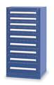 Vidmar Modular Drawer Cabinet, 59 In. H, 30 In. W SCU3144A-FTKADB