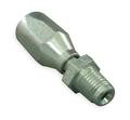 Eaton Aeroquip Fitting, Straight, 3/16 Hose, 7/16-20 SAE 190277-4S