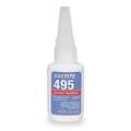Loctite Instant Adhesive, 1 fl oz, Bottle, Clear, Superbonder 495 135467