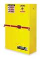 Justrite Flammable Safety Cabinet, 45 gal., Yellow SC29884Y