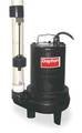 Dayton 1 HP 2" Auto Submersible Sewage Pump 230V Vertical 4LB99