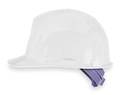 Msa Safety Front Brim Hard Hat, Type 1, Class E, Pinlock (4-Point), White 454728