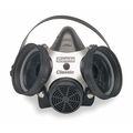 Msa Safety Half Mask Respirator Kit, M, Black, NIOSH Rating: P100 4LR37-4LR74
