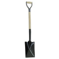 Westward 14 ga Standard Step Garden Spade Shovel, Steel Blade, 30 in L Natural Wood Handle 4LVR9