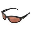 Edge Eyewear Polarized Safety Glasses, Brown Scratch-Resistant TSM215