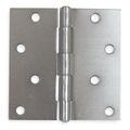 Zoro Select 4 in W x 4 in H zinc plated Door and Butt Hinge 4PA64