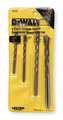 Dewalt 4-Pc. Premium Percussion Masonry Drill Bit Set DW5204