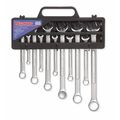 Westward Combo Wrench Set, Satin, 5/16-15/16in, 11Pc 4PL86