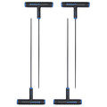 Eklind Metric Plain Ball Hex Key, 2.5 mm Tip Size, 9 in Long, 3 in Short, 4 PK 64825