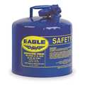 Eagle Mfg 5 gal Blue Galvanized Steel Type I Safety Can Kerosene UI50SB