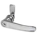 Zoro Select Cam Latch, Keyed, Polished Chrome 4RRG7