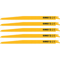 Dewalt 12" 6 TPI Taper Back Bi-Metal Reciprocating Blade for General Purpose Wood Cutting (5 pack) DW4804