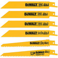 Dewalt 6 Piece Bi-Metal Reciprocating Saw Blade Set DW4856