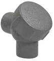 Killark Capped Elbow, 90 Deg, Haz Loc, 1/2In, Iron Y-1M